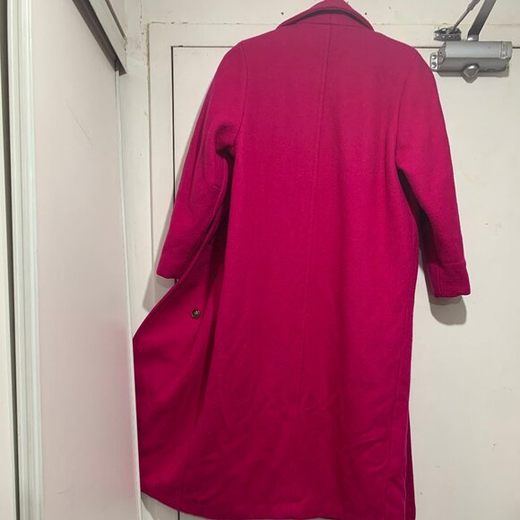 VINTAGE FOXRUN BY BALIMEL DOUBLE BREAST WOOL TRENCH COATS SIZE M - Picture 10 of 14